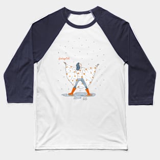 Happiness - Glücksgefühl - Rain Baseball T-Shirt